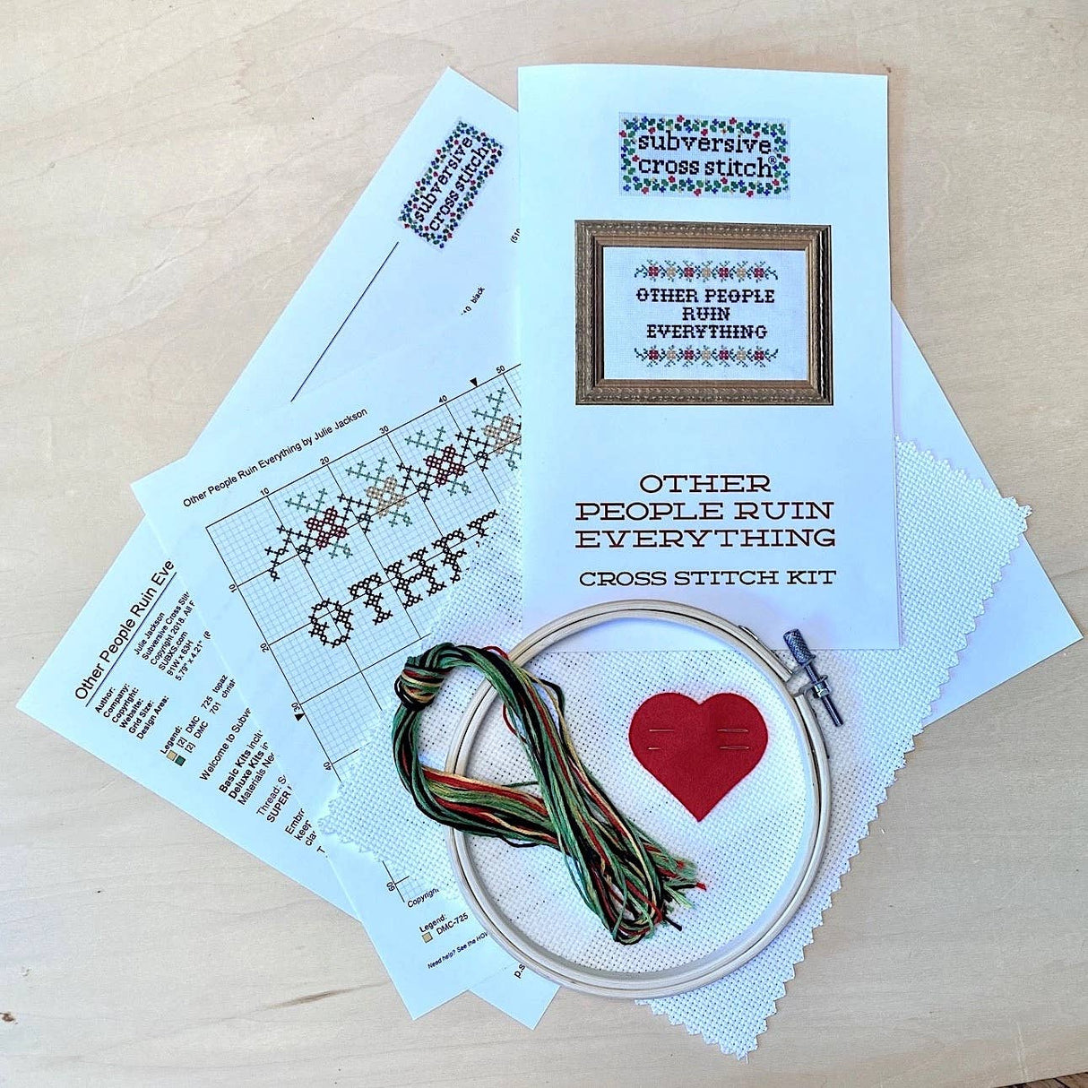 5 Star Bathroom Deluxe Cross Stitch Kit