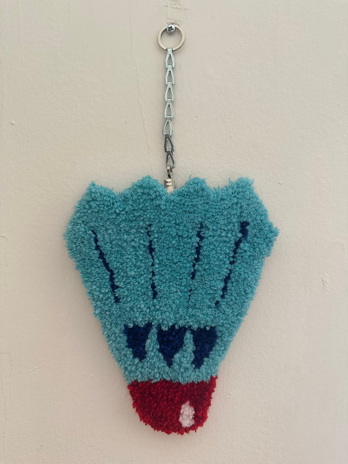 Shuttlecock Mug Rug Coaster | Kansas City Icon | Tufted Wall Hanging | Handmade Fruit Accent Rug (Copy)