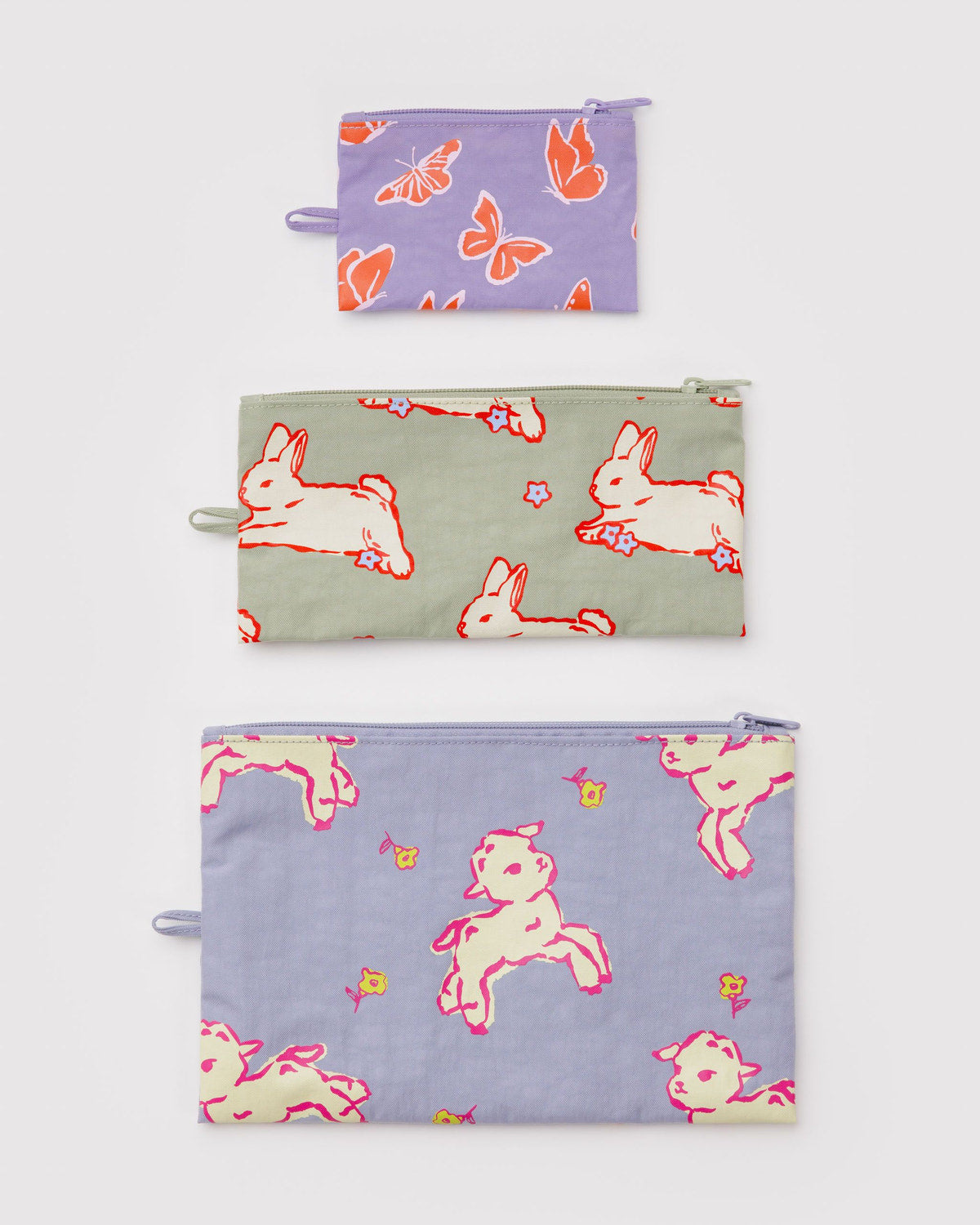 Flat Pouch Set by Baggu