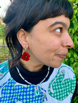 Poppy Flowers Earrings