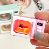 Mini Microwave Keychain Light & Sound Toy