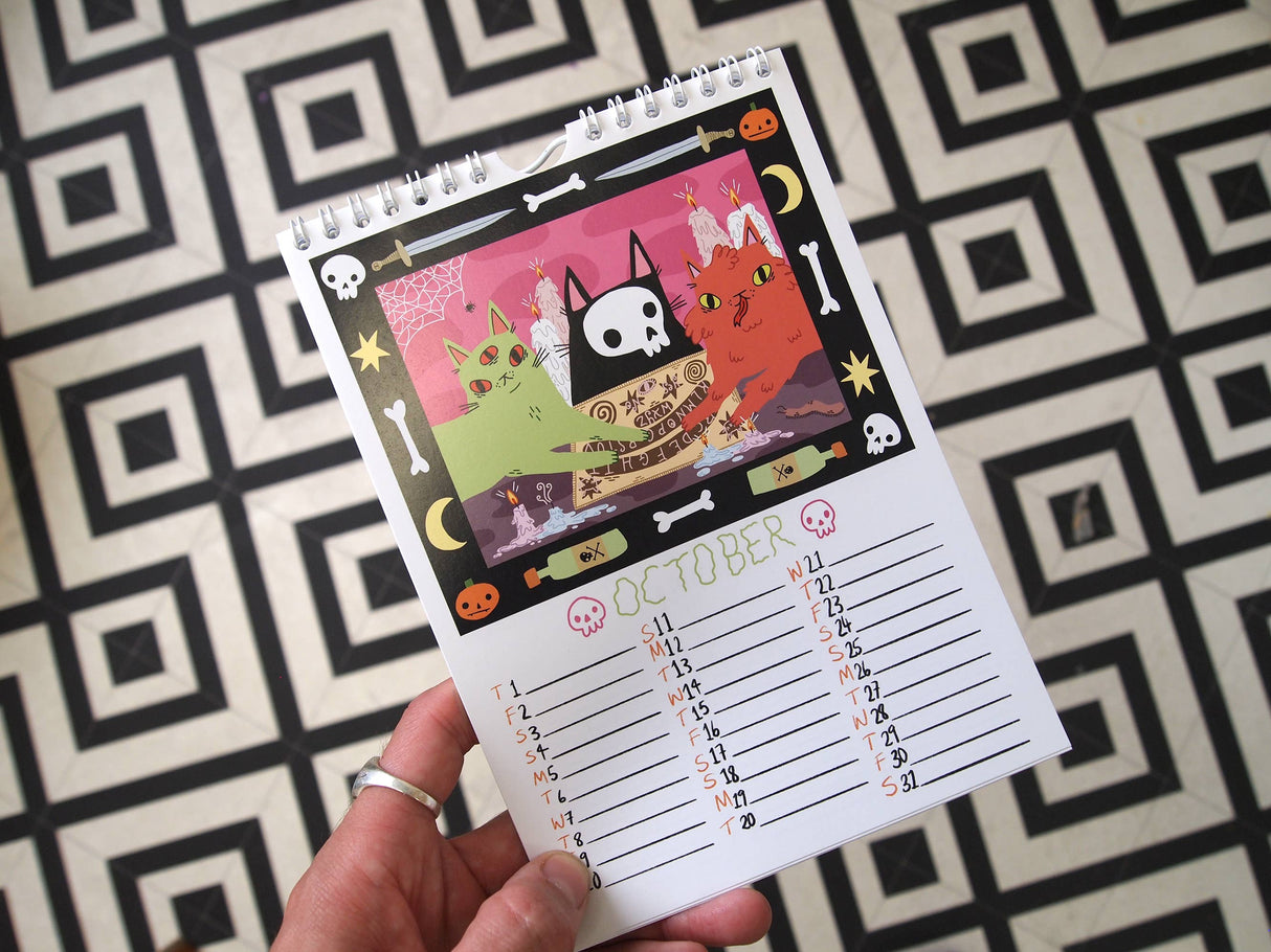 I like Cats 2026 A5 wall calendar