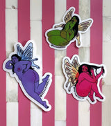 Adelina Clear Fairy Sticker