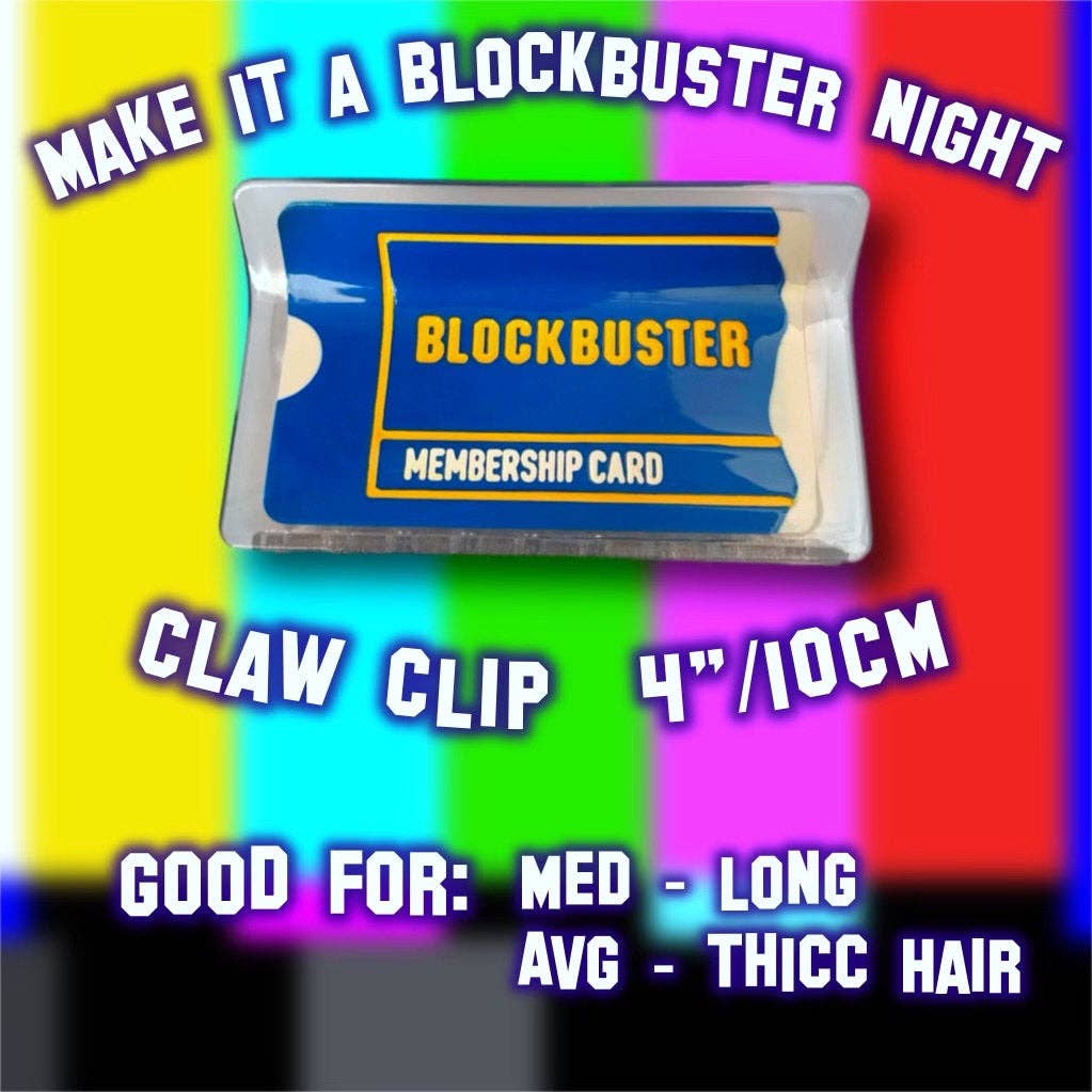 90s Make It A Blockbuster Night Claw Clip