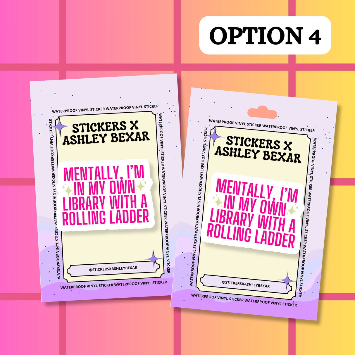 Book Bookish Books Funny Relatable Waterproof Vinyl Sticker
