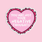 Mental Health You Are Not Textured Sticker