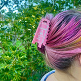 Wet Hair Sign Claw Clip