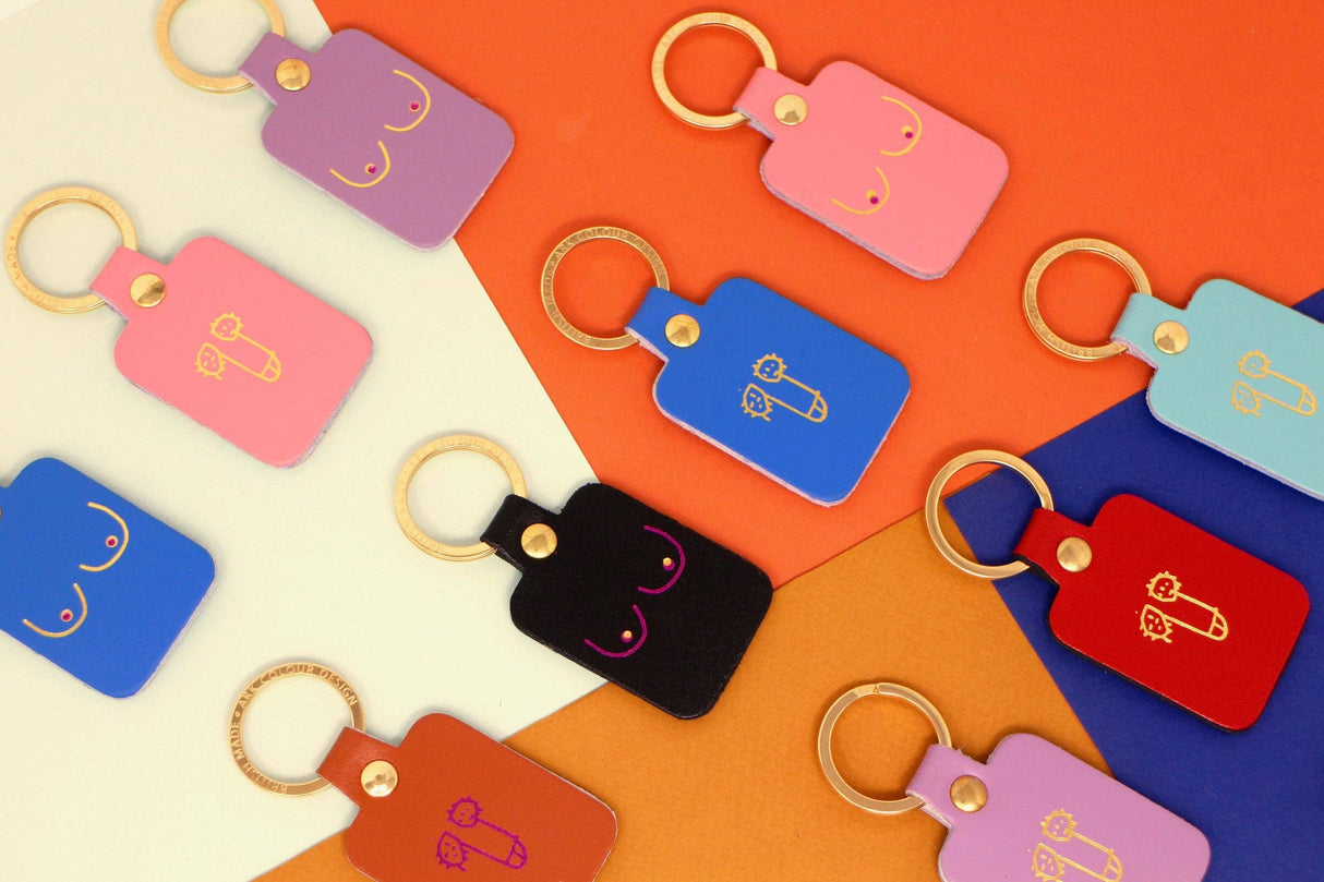 Leather Willy Key Fobs