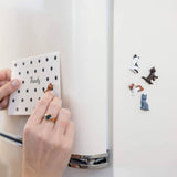 Colorful cat magnets