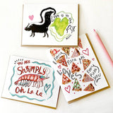Skunk Love Greeting Card
