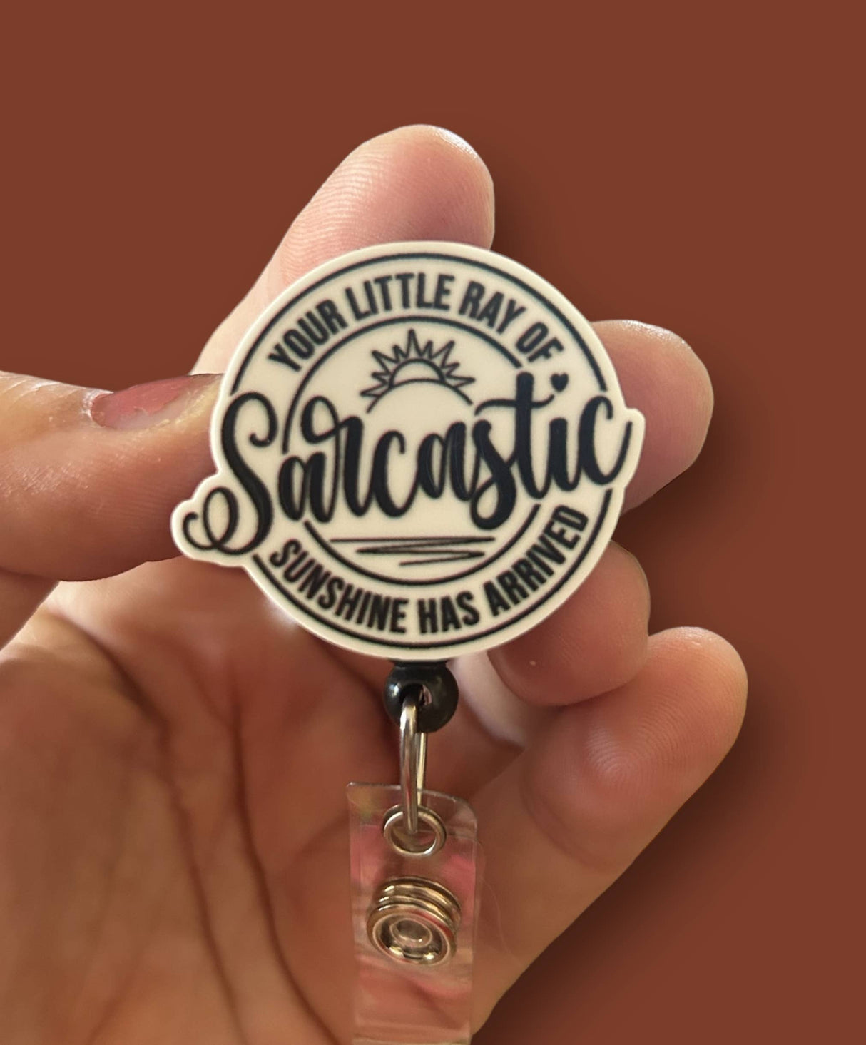 Sarcastic Sunshine Badge Reel 