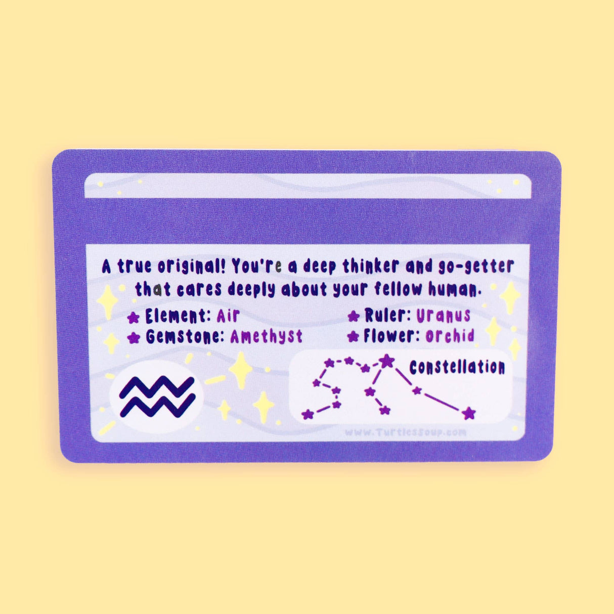 Aquarius Zodiac Fake ID Drivers License