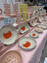 Crab Trinket Tray-Ceramic Trinket Ring Dish-Jewelry Tray