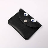 Leather Mini Money Googly Eye Purse
