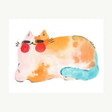 Loaf Cat Art Print