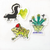 Skunk Heart Vinyl Sticker