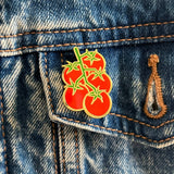 Tomatoes enamel pin - foodie gift - food pin