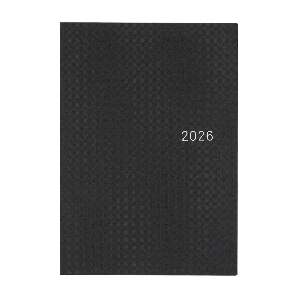 Hobonichi Techo 2026 HON : Paper Series: Black Gingham