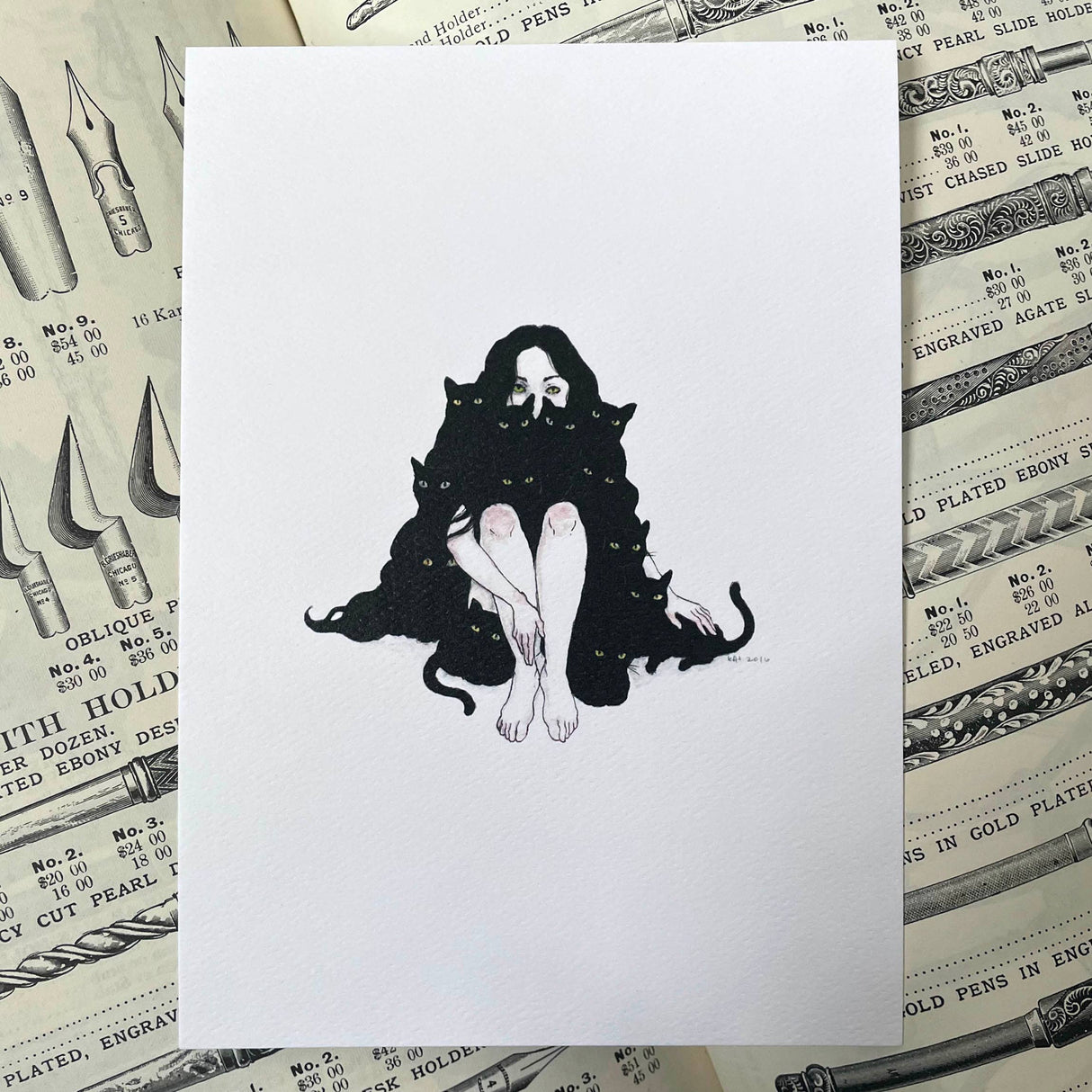 Familiars - 5x7" print