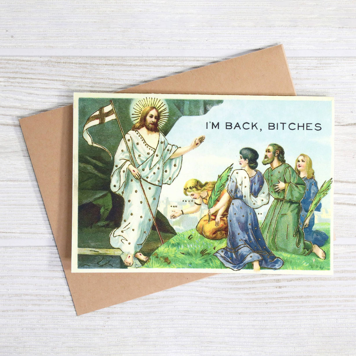 I'm Back Bitches Irreverent Easter Card
