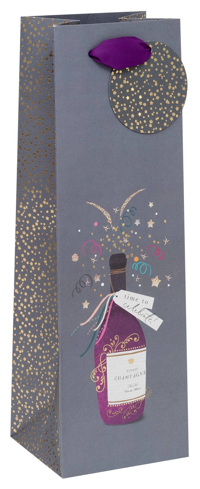 XL Time to Celebrate Bottle Gift Bag