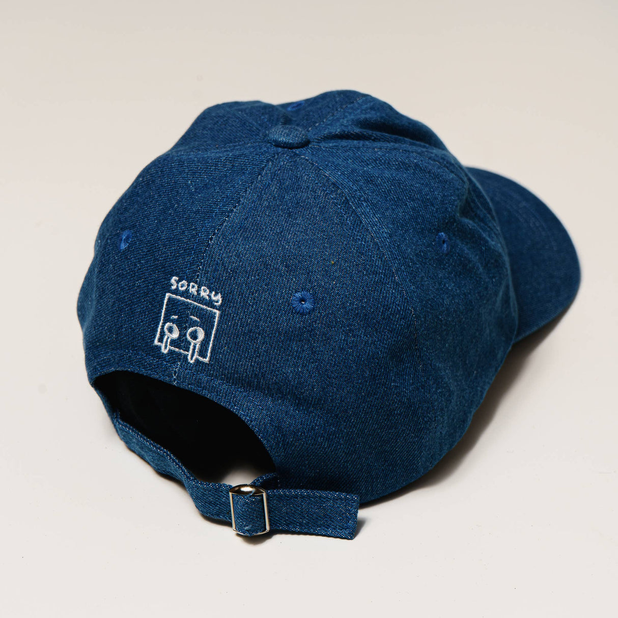 SORRY: Denim baseball cap