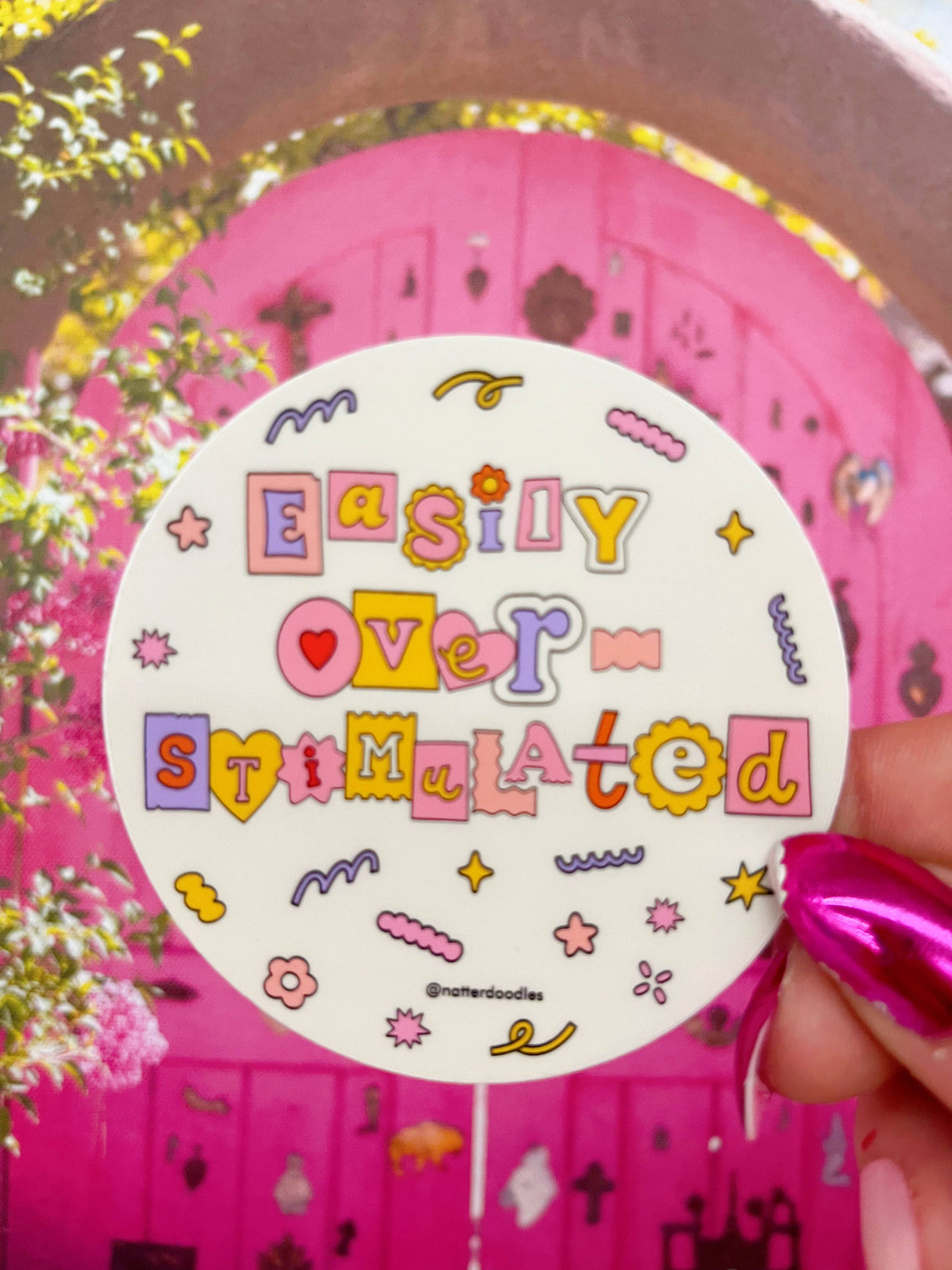 Easily Overstimulated Sticker