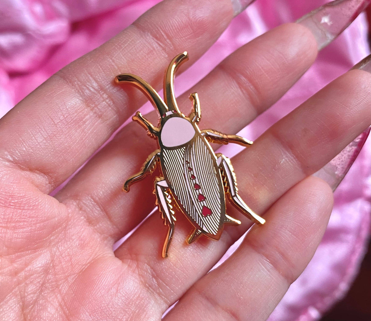 Cutie Cockroach Enamel Pin
