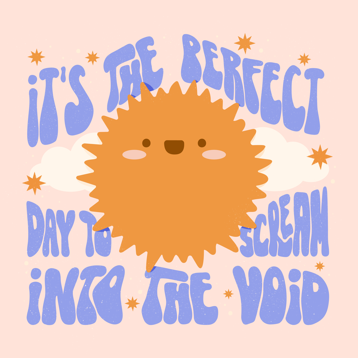 Screaming Into the Void Art Print