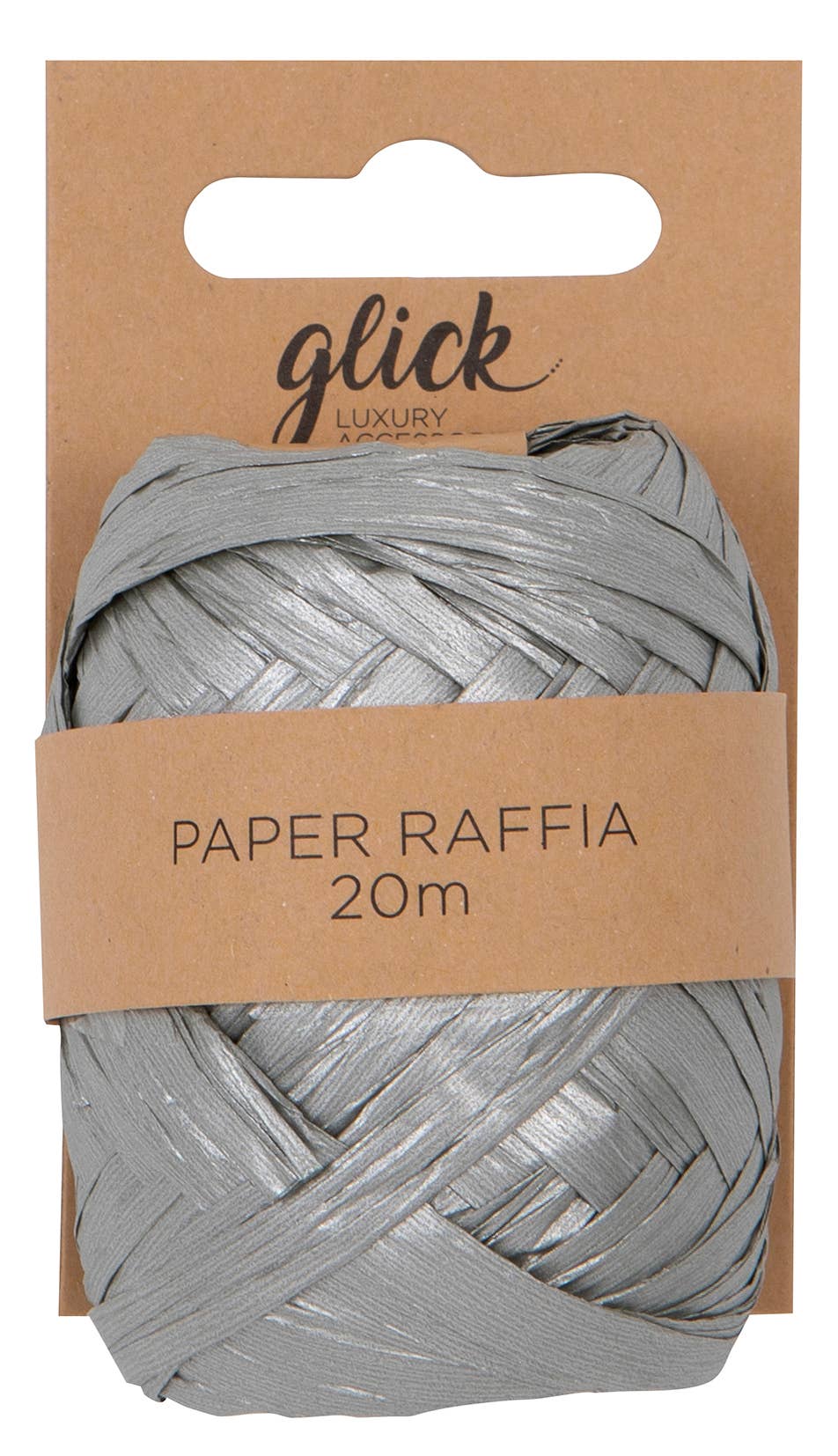 Paper Raffia - Metallic Silver