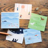 Landscape Memo Block Pad Illustrated by Nishi Shuku