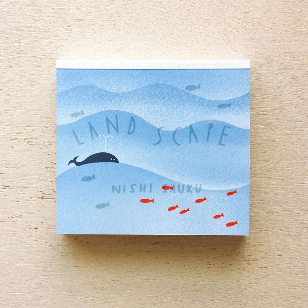 Landscape Memo Block Pad Illustrated by Nishi Shuku