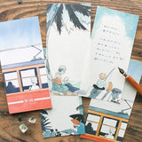 Traveling Ippitsusen Letter Pad Illustrated by Sayuri Fujimaki