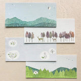 Yama Ippitsusen Letter Pad Illustrated by Omori Yuko