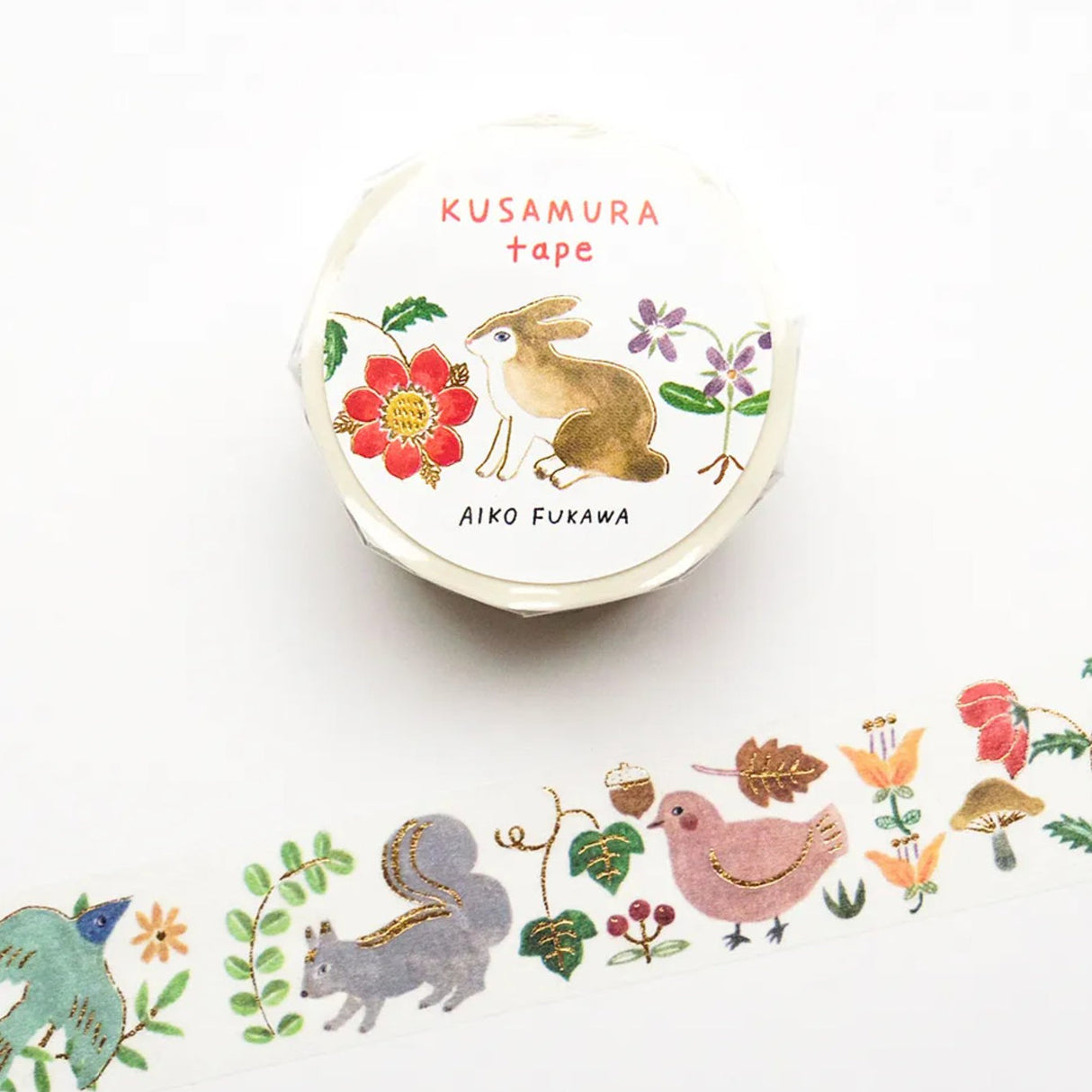 Kusamura Foil Masking Tape Illustrated by Aiko Fukawa