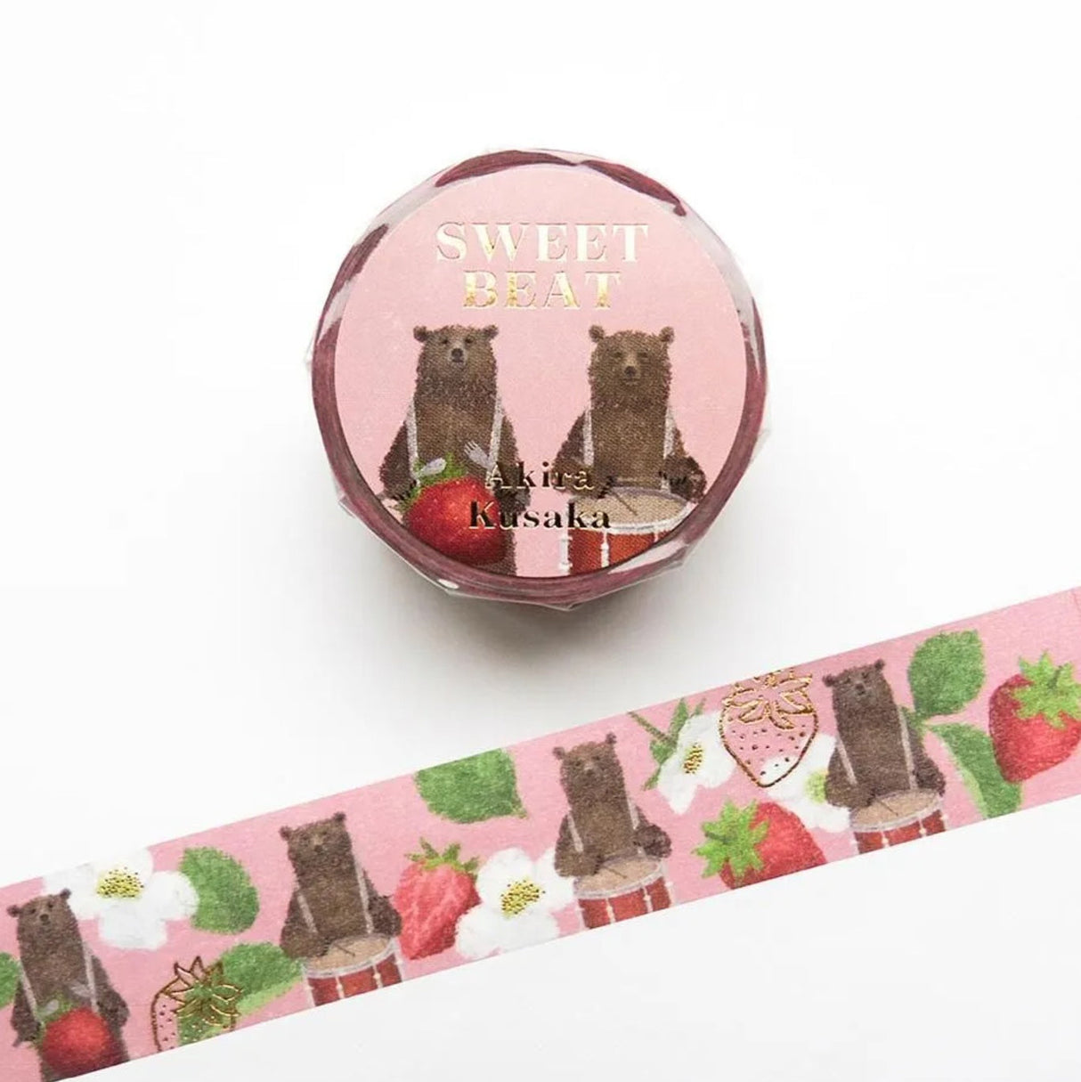 Sweet Beat Foil Masking Tape Illustrated by Akira Kusaka