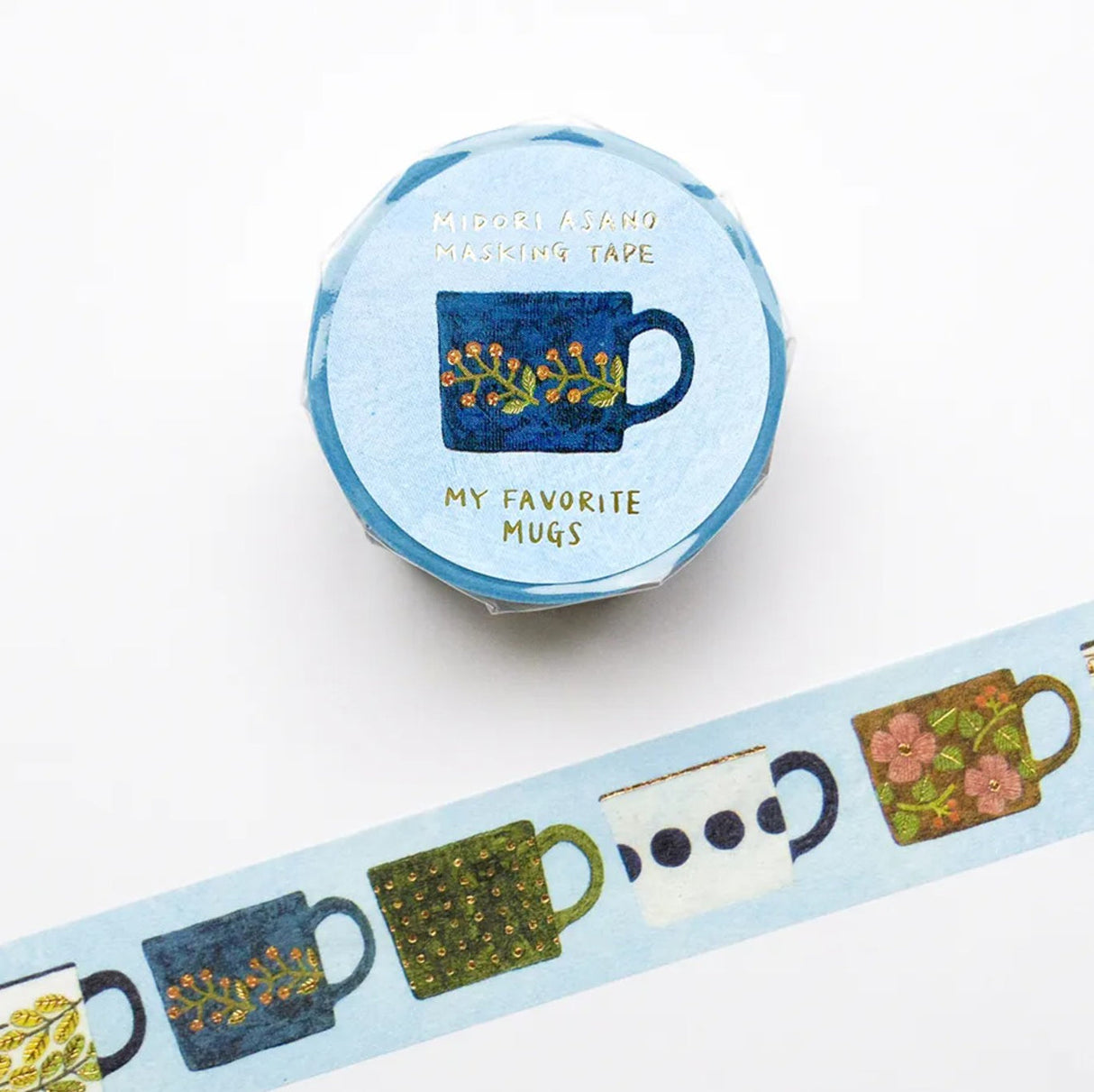 My Favorite Mug Foil Masking Tape Illustrated by Midori Asano