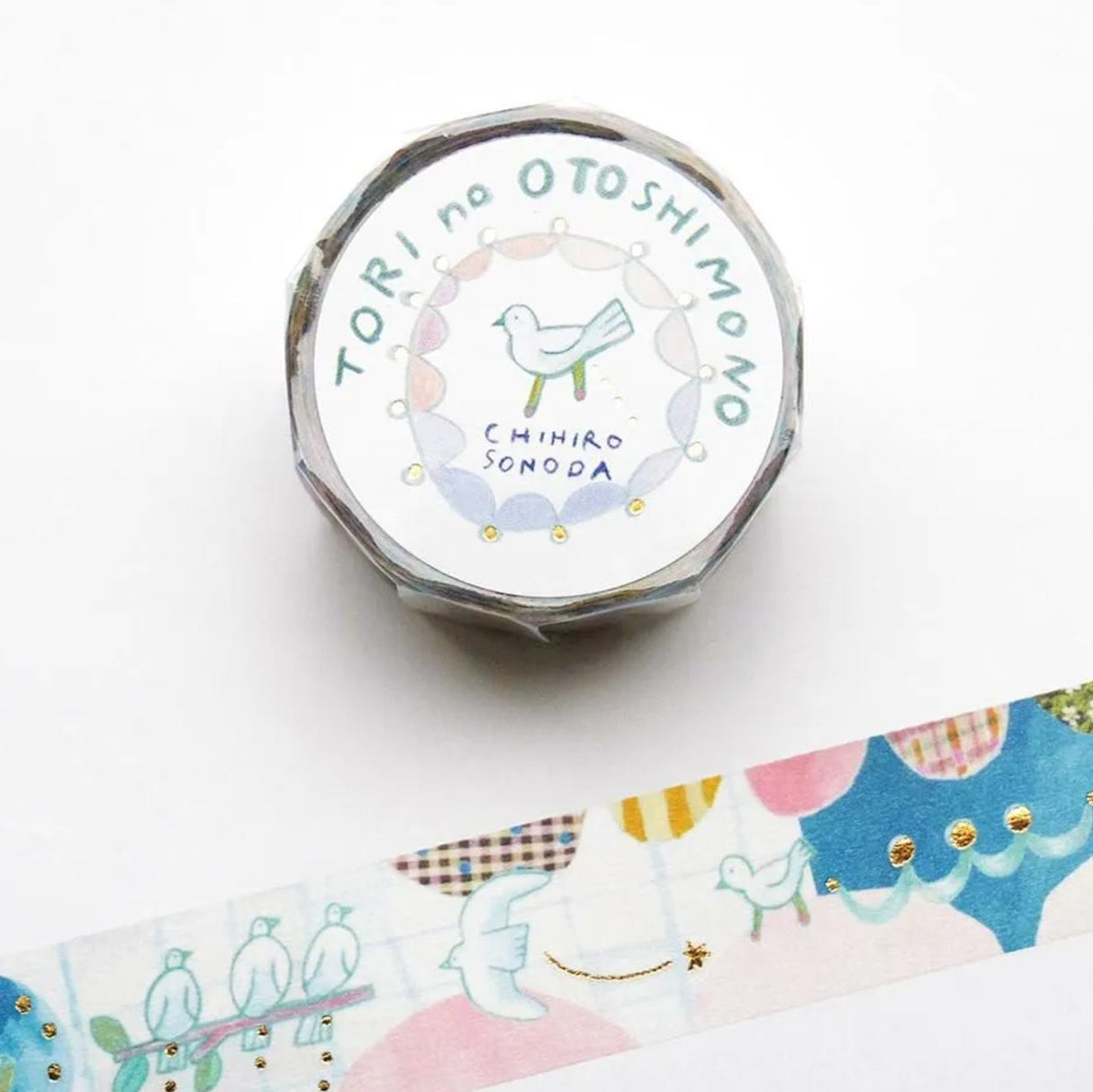 TORI no OTOSHIMONO Foil Masking Tape Illustrated by Chihiro Sonoda