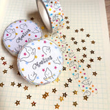 Ghosties Gold Foiled Washi Tape