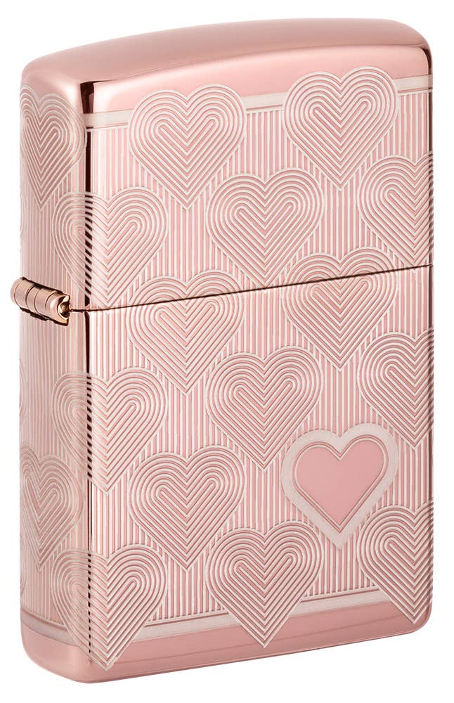 Heart Design Zippo Lighter