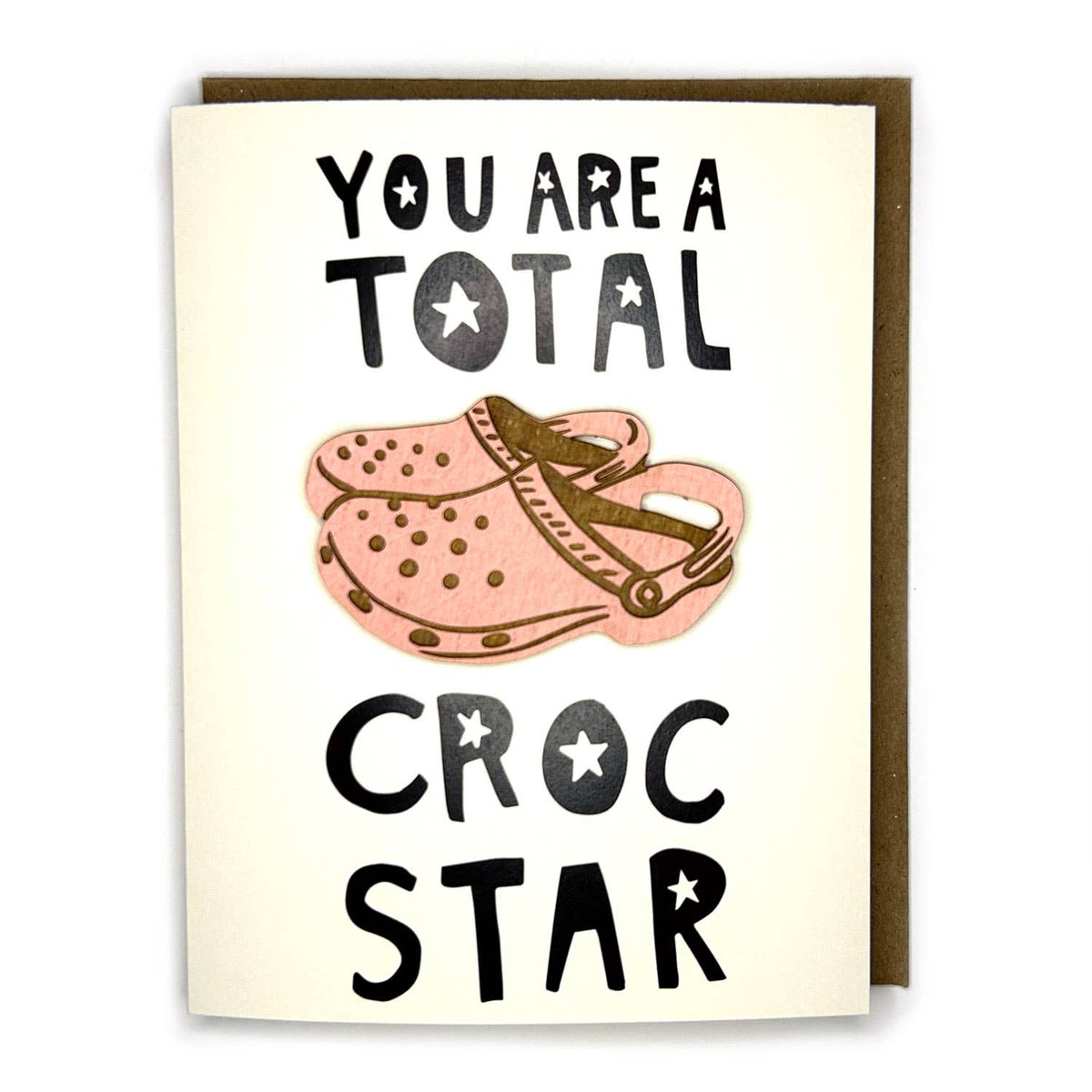Croc Star Croc Magnet w/ Card