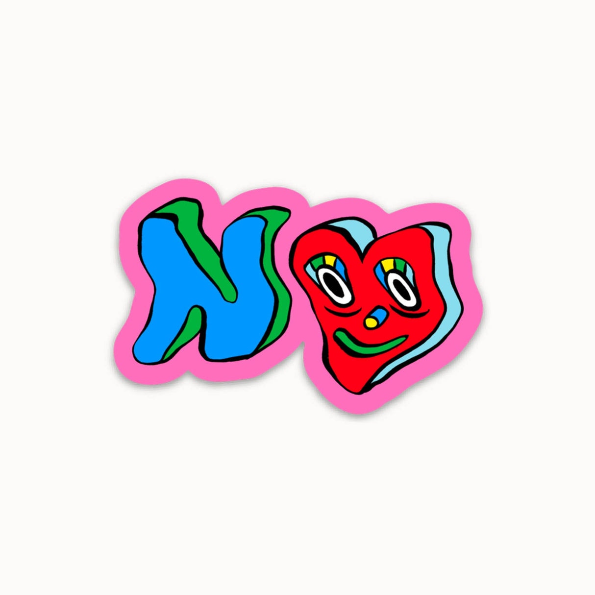 No Vinyl Sticker