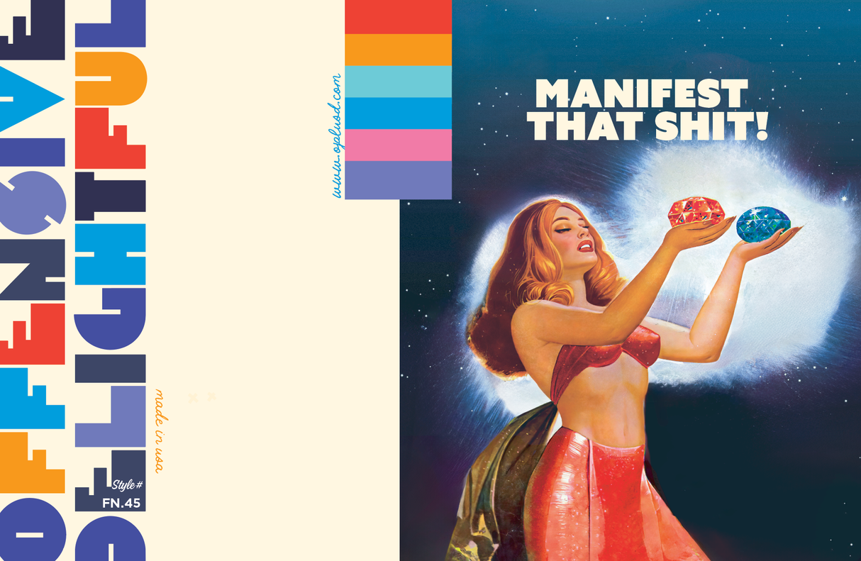Manifest Crystals Greeting Card