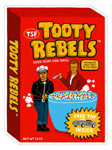 Tooty Rebels Vinyl Sticker By Colin Walsh