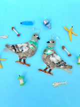 Pigeon Earrings