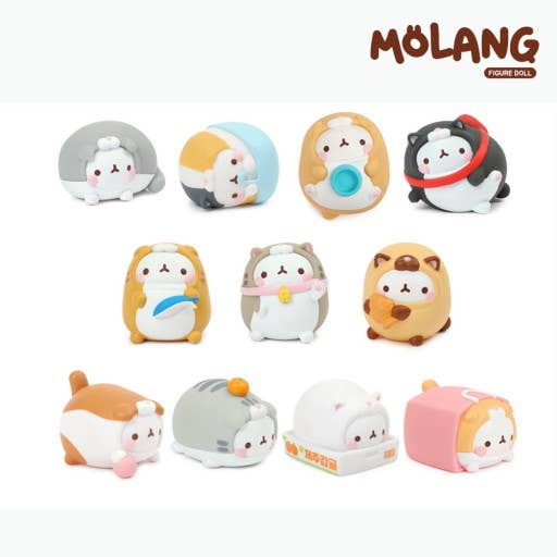 Molang Lazy Cat Costume Blind Box