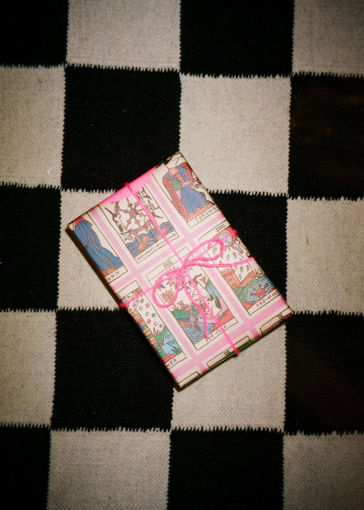 Cowgirl Tarot + Polka Dots Wrapping Paper