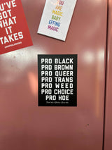 Pro Hoe Sticker