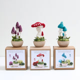 Blue Roundhead Needle Felting Kit