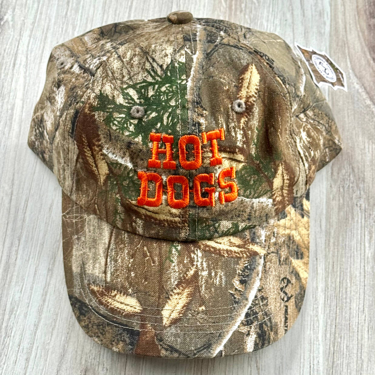 Hot Dogs camo Baseball Cap Dad Hat foodie camouflage